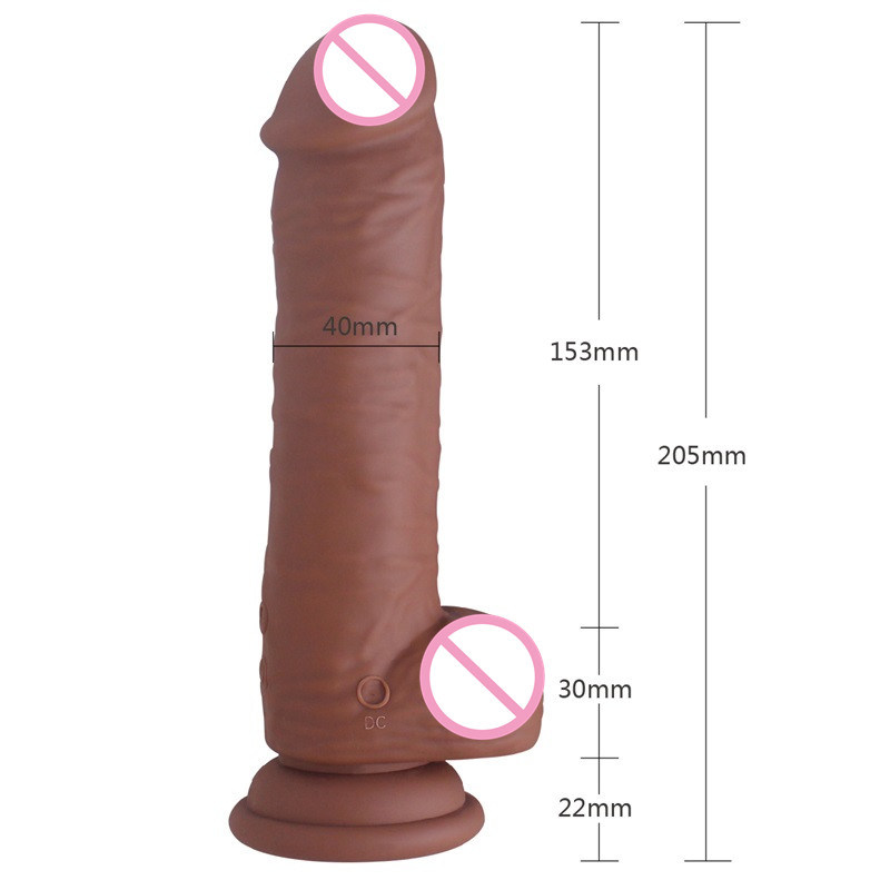 100% Silicone Waterproof Penis Women Sex Toy Realistic Mushroom Head Dildo
