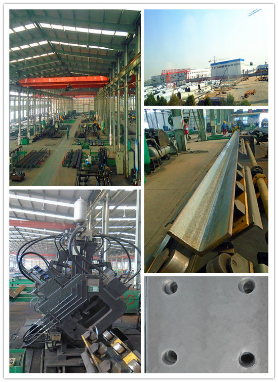 110 Kv Power Transmission Linear Steel Pipe (Iron Pole)