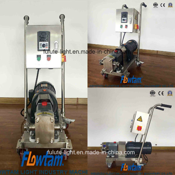 Efficient Hygienic Beer Lobe Rotor Pump Transfer Pump