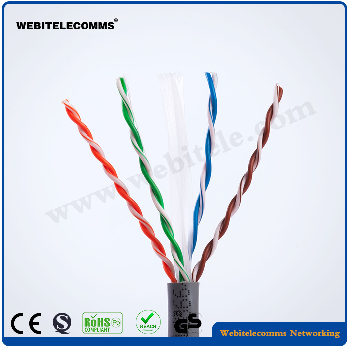 U/UTP Unshielded Network Cable Cat 6 Twisted Pair Outdoor Cable