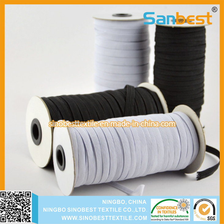 100% Polyester Elastic Tape for Garments