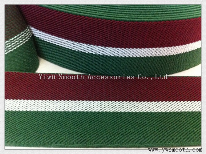 Fashion Multicolor Woven Wide Elastic Band Use for Garment Accessories