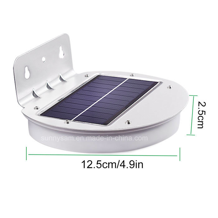 Semi-Circular Solar Motion Sensor 28 LED Wall Garden Light with 2 Working Modes