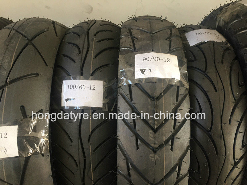 China Tubeless Motorcycle Tire Tyre Manufacture 90/90-17 90/90-12