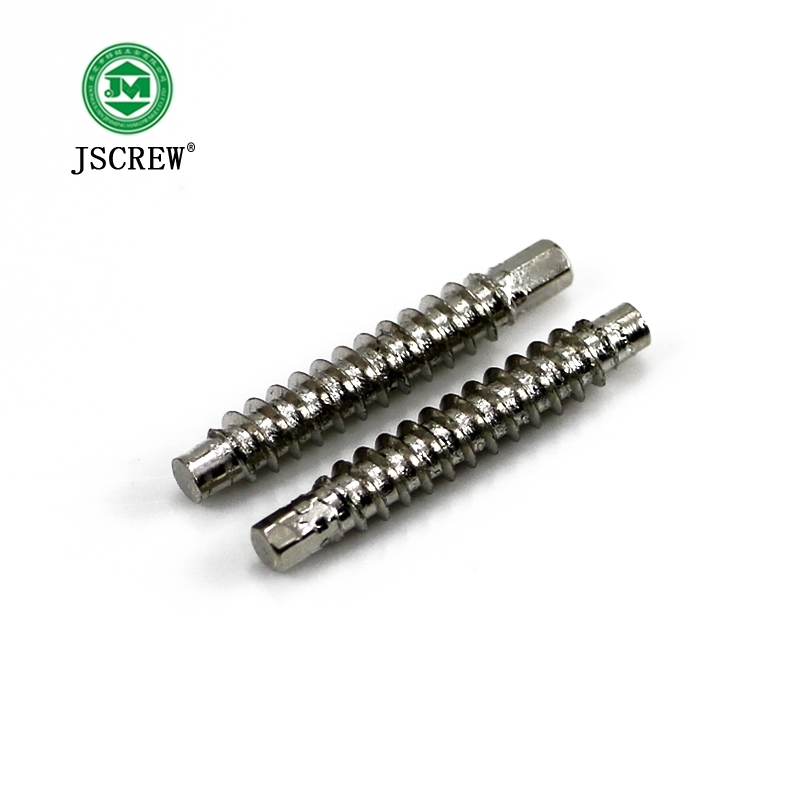 Double Side Threaded Stainless Steel Wood Screws