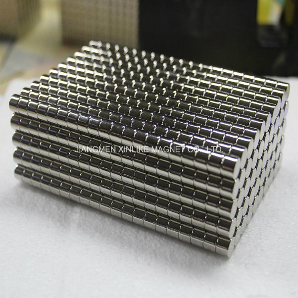China Supplier Cylinder Neodymium Iron Boron Magnet