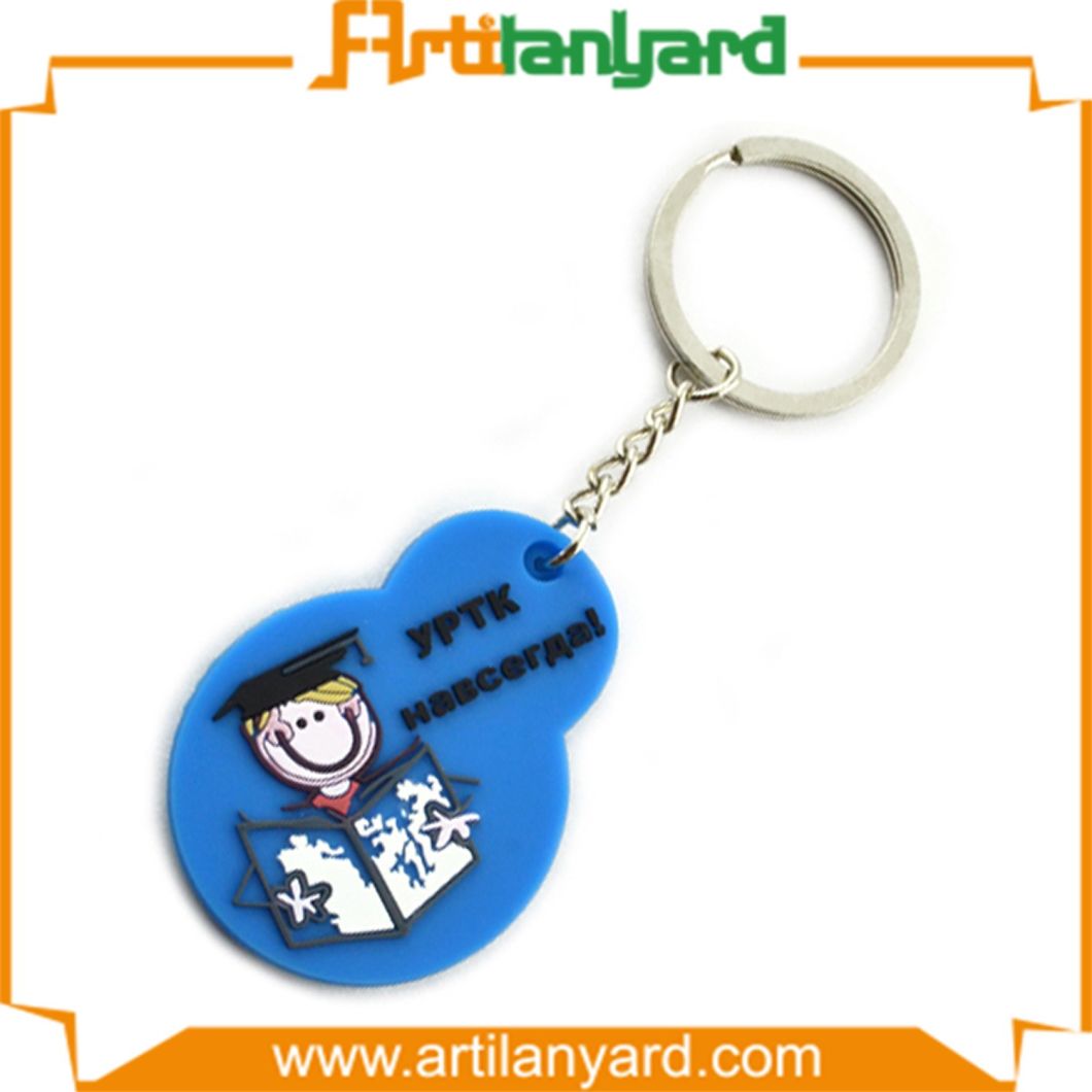 Customized Design Logo PVC Keychain