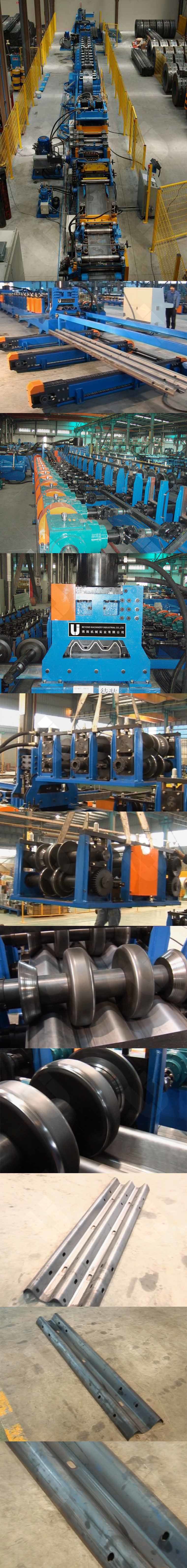 2 3 Space W Beam Guardrail Roll Forming Machine