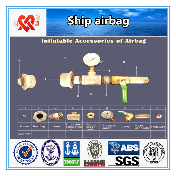 Ship Lifting and Launching Inflatable Marine Airbag