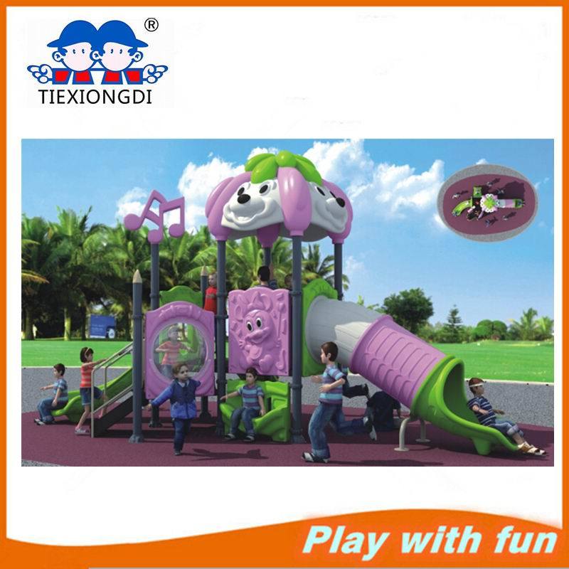 High Quality Plastic Swing Playset Garden Swing with Climbing Frame