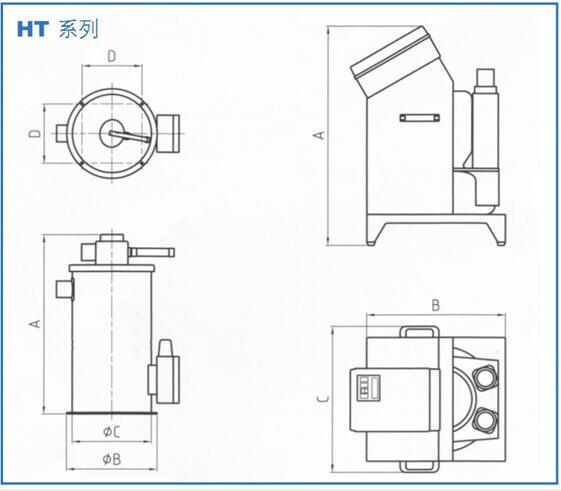 Three-Phase Hopper Loader for Plastic Injection Moulding Machine