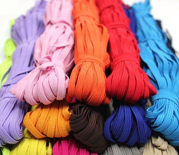 Wholesale High Quality More Colors 6mm Elastic Ribbon for Accessory