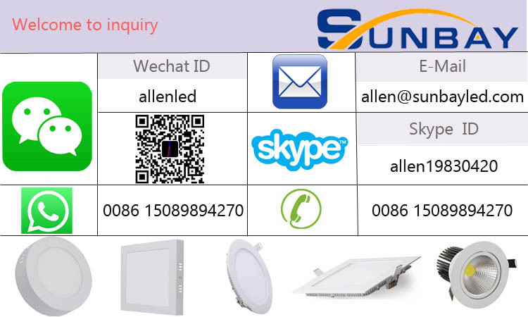 3W 4W 6W 9W 12W 15W 18W 24W Square LED Downlight Panel