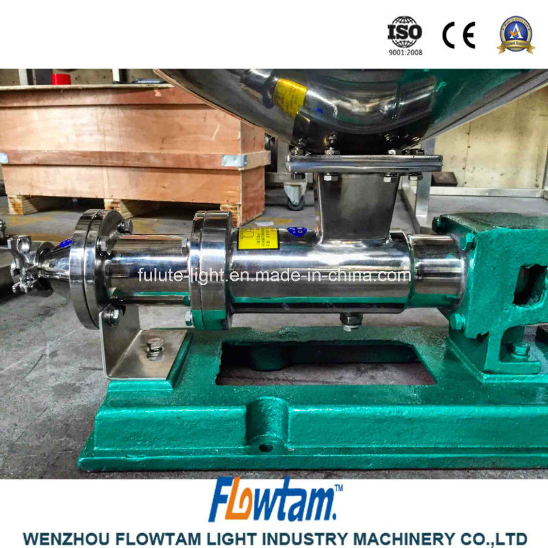 Food Industry Inox Single Screw Delivery Pump