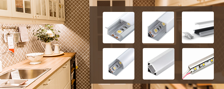 Pn4106 Corner LED Aluminium Profile for Cabinet Lighting