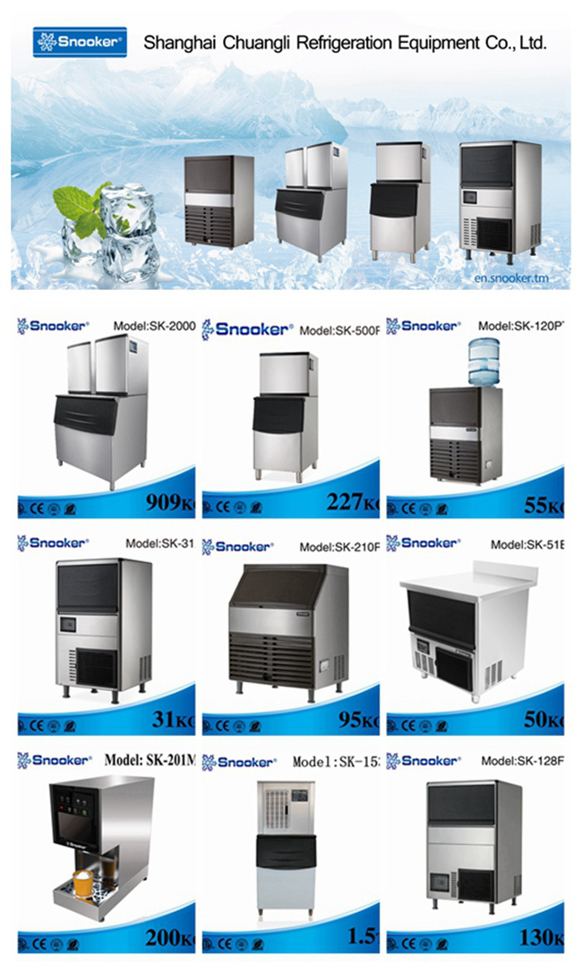 Flake Granular Ice Machine for Seafood Stores