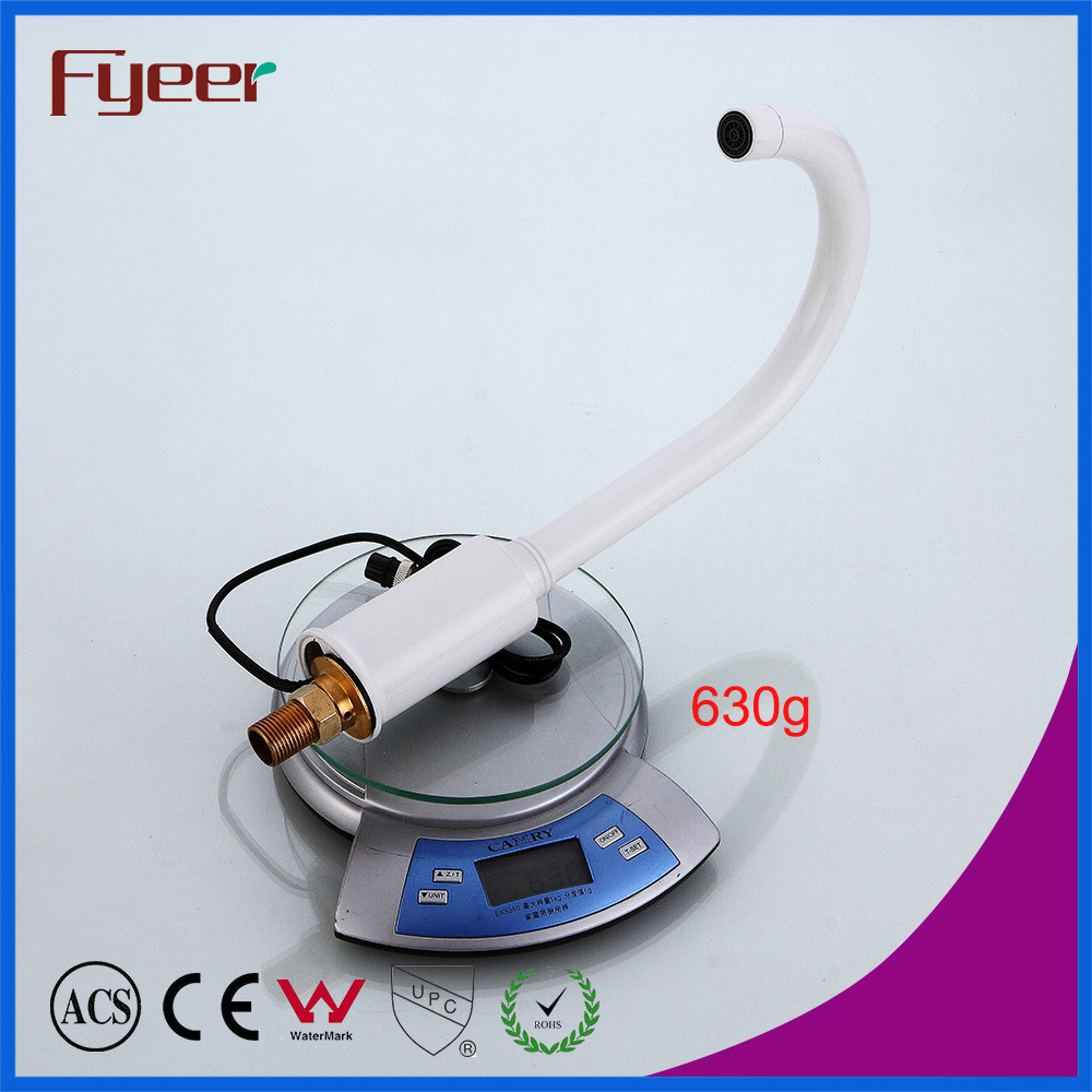 Fyeer New Painted White Automatic Sensor Faucet