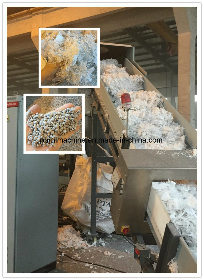 Two Stages Plastic Recycling Extruder for PP Woven Sacks