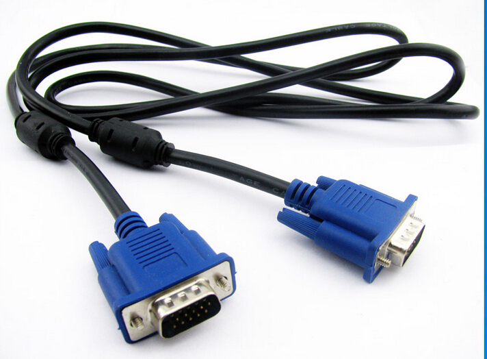 Nickel Plated 15pin 1.5m 3+5 Computer Monitor VGA Cable