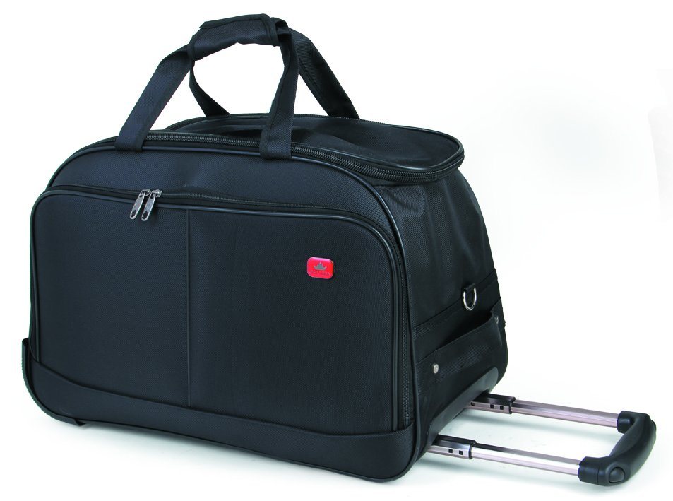 New Style Polyester Duffle Bag for Travelling Trolley Bag Luggage Bag with 2 Wheels