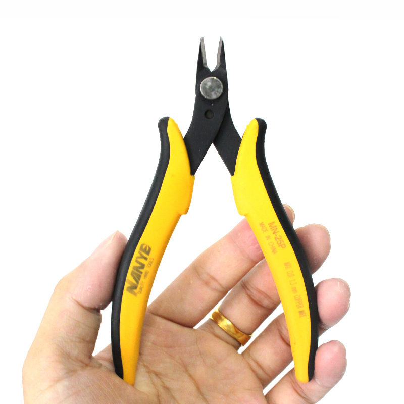 Mn-25p DIY Electrical Cable Wire Stripper Cutters Cutting Side Snips Long Pliers Jewelry Making Hand Tool