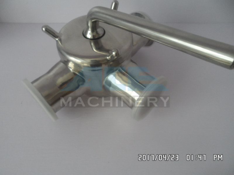 2018 Sanitary SS304/SS316L Clamped Pluag Cock Valve with Handle