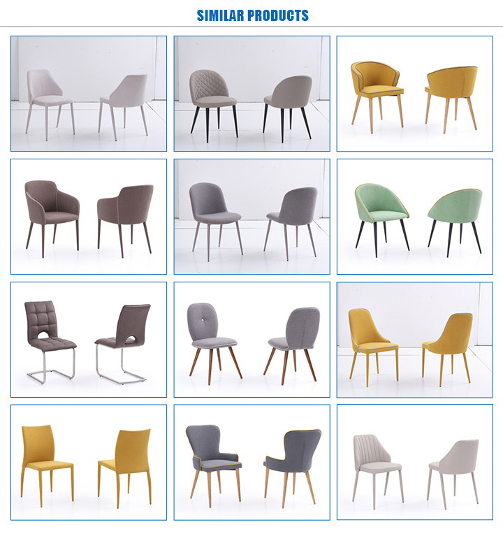 Factory PU Wood Dining Chair for Home
