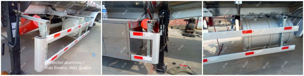 Aluminum Alloy Semi Trailer Tri-Axles for Fuel Storage and Transport