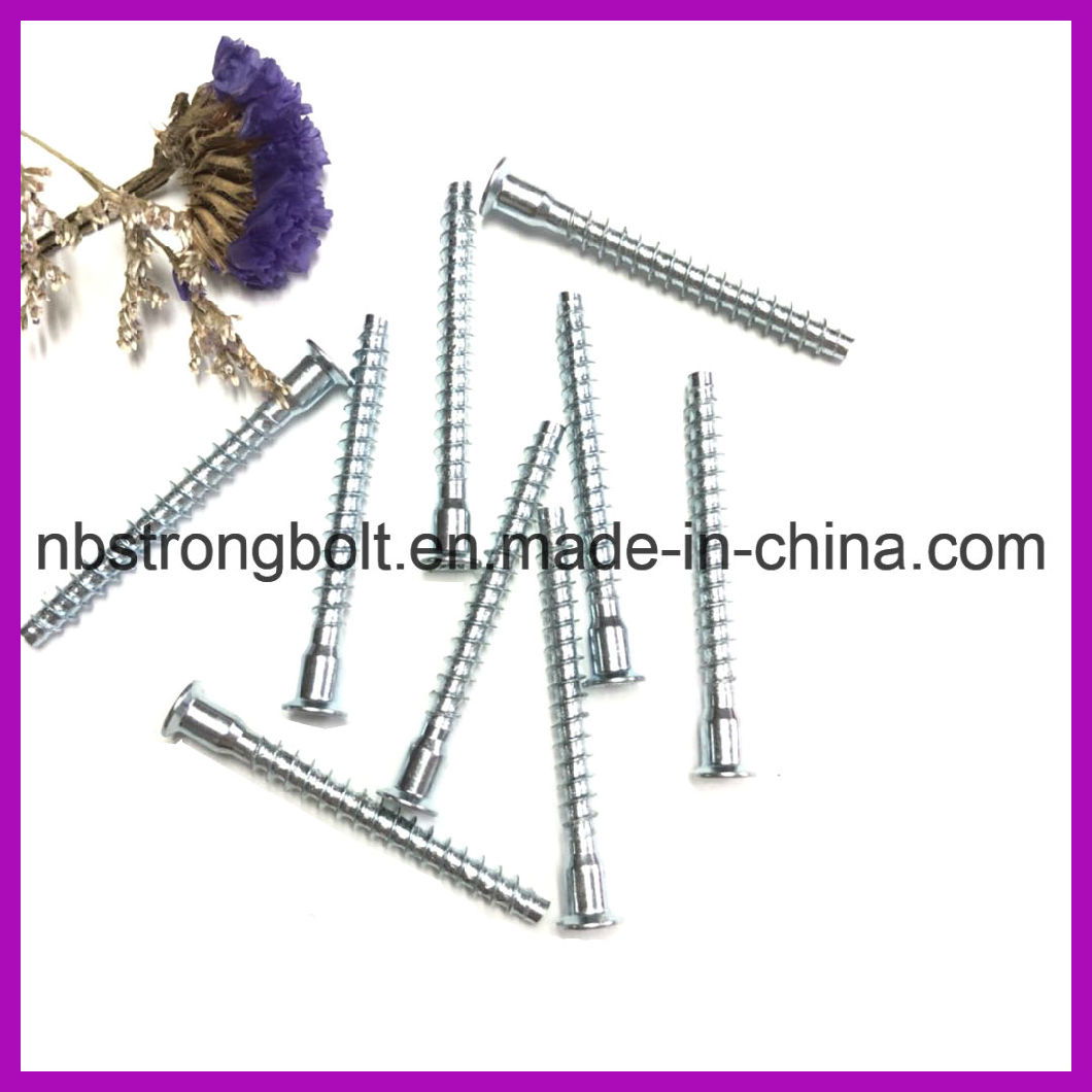 Flat Point Confirmat Screw Carbon Steel