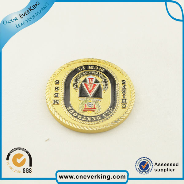 Double Plating Star Medal Lapel Pin Soft Enamel Badge