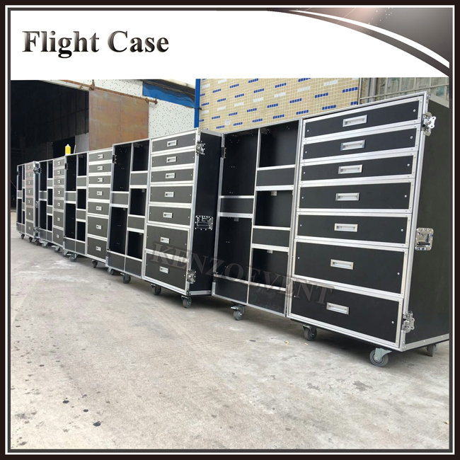 Custom Aluminum Durable Heavy Duty Flight Case with Drawers