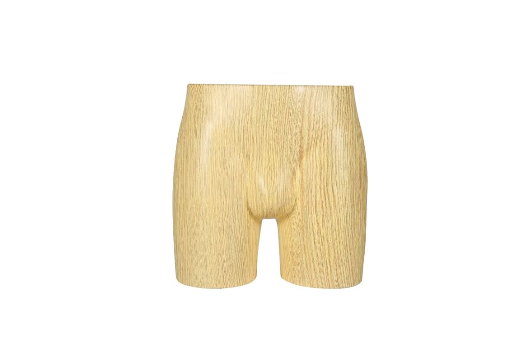 Wood Color Male Underpants Display Mannequin