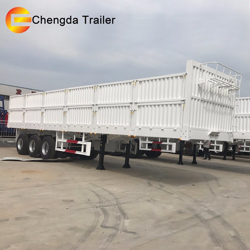 3 Axle 60 Ton Cargo Trailer with Container Lock