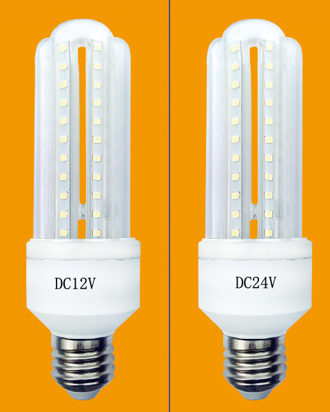 3u 24V 12V DC LED Energy Saving Lamp Bulb 7W 10W