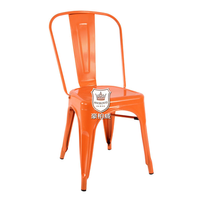 Colorful Marais Tolix Chair Painted Steel Chair Stackabel Cafe Chair in Cheap Price