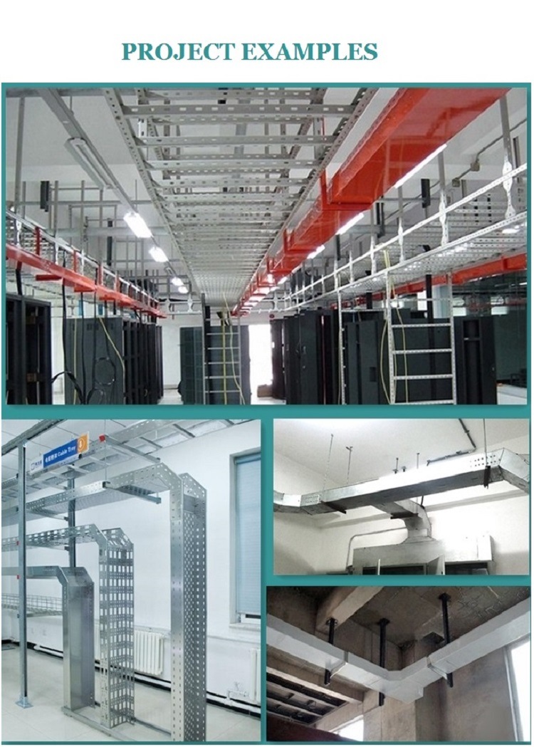 Galvanized and Painted Perforated Steel Cable Trough