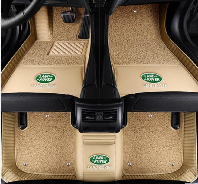 Easy Clean Full Surround 5D XPE Leather Car Floor /Trunk Mat for Land Rover Sport/Vogue/Discovery Car