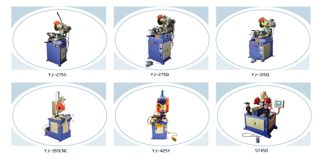 Yj-315s Ce&BV Semi-Automatic Automatic Loading Cutting Steel Pipe