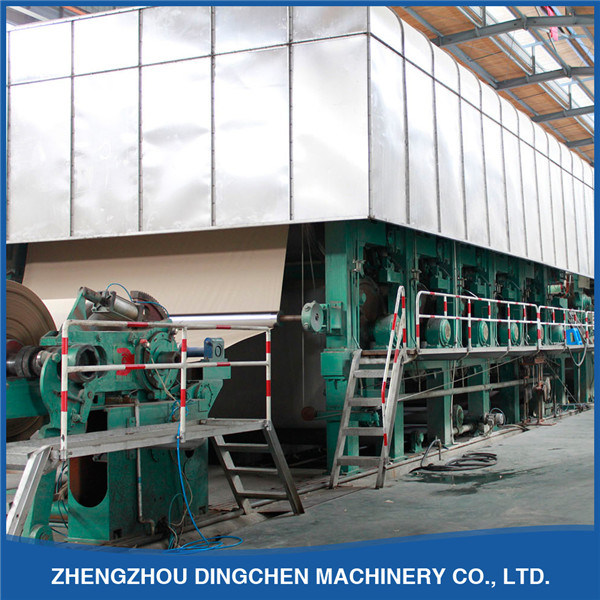 DC-1880mm Cylinder Mold Waste Carton Paper Recycling Machine