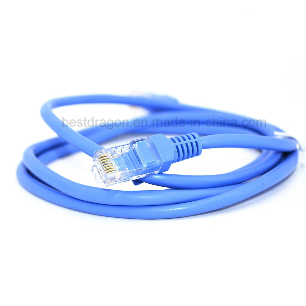 Computer Network Cable RJ45 Patch Cord with Eia/Tia 568b or 568A Standard