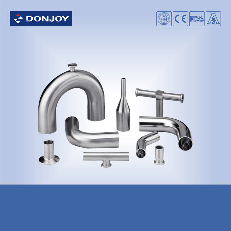 Sanitary Welded Pipe Fitting Elbow Tee Cross