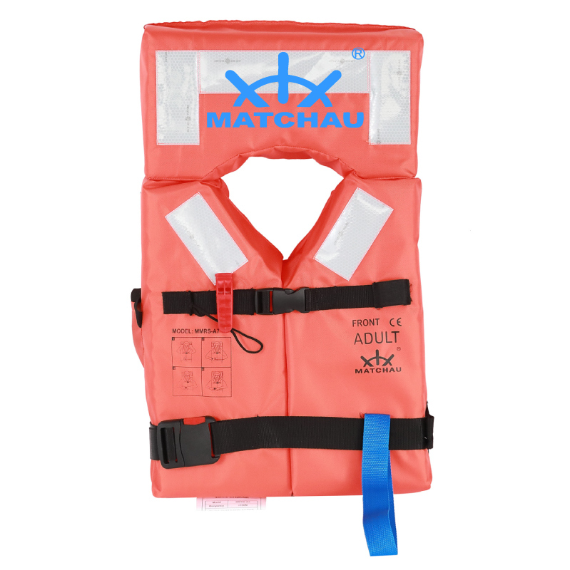 Whole Sale Orange Life Jacket with Reflective Tape