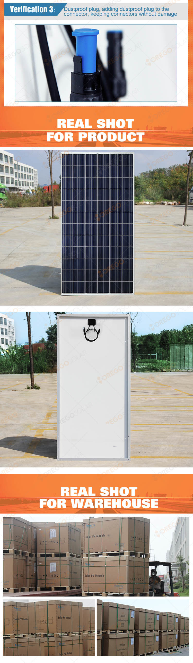 Trina PV Solar Product 315W-325W for Solar Panel System