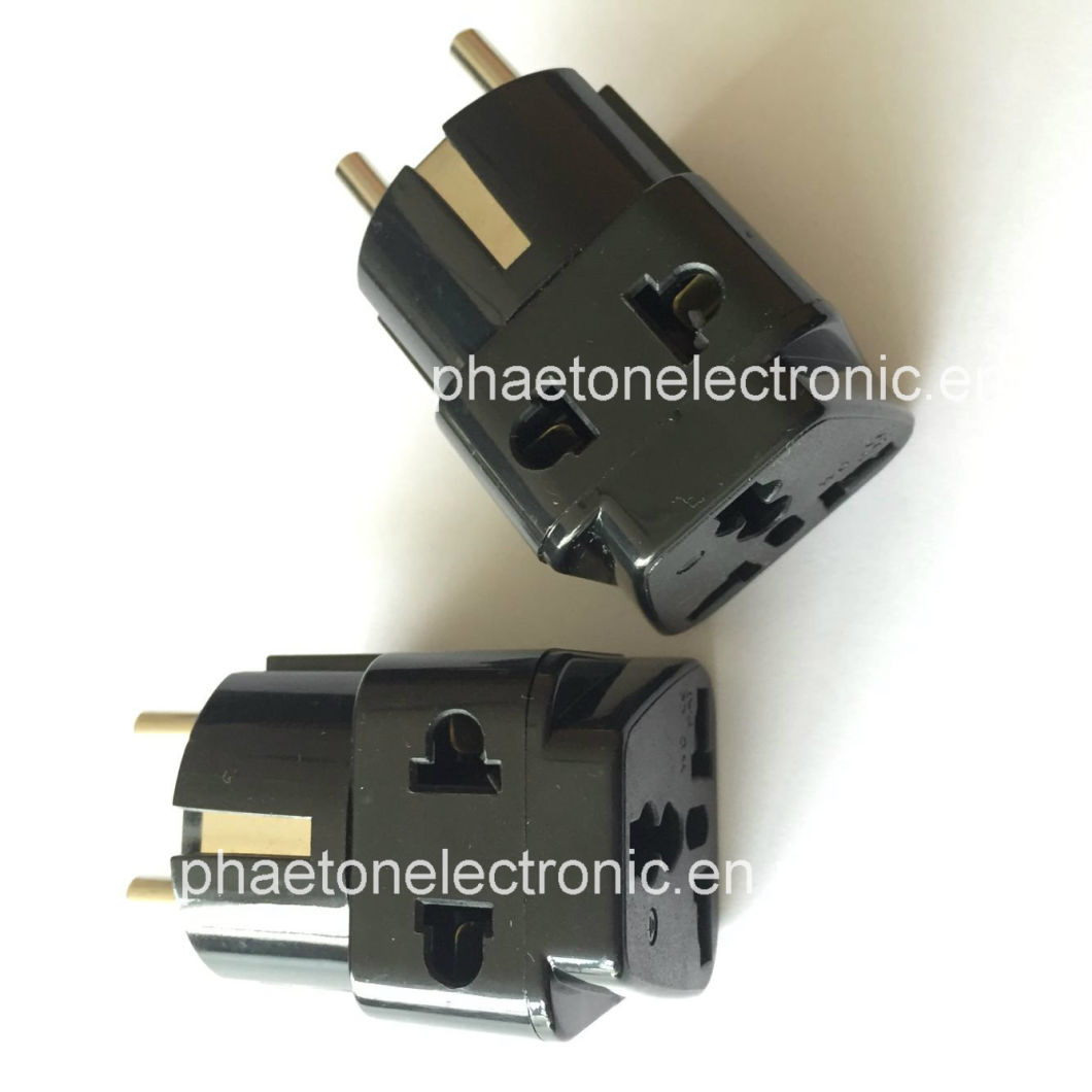 10A 250V European Power AC DC Travel Universal Adapter Plug