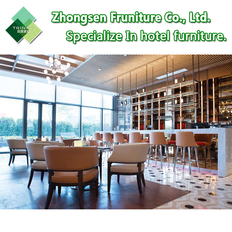 Customization Modern Wooden Fabric Leather Table Chair Furniture for Hotel Restaurant Dining Room Bar Cafe