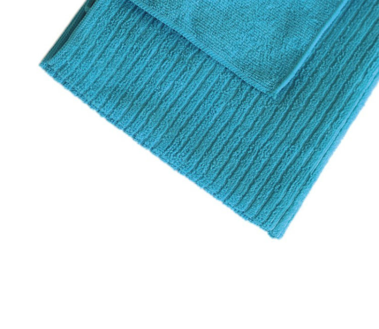 High Quality Cleaning Cloth Stripe Microfiber Cloth for Multipurpose (4014/4015)