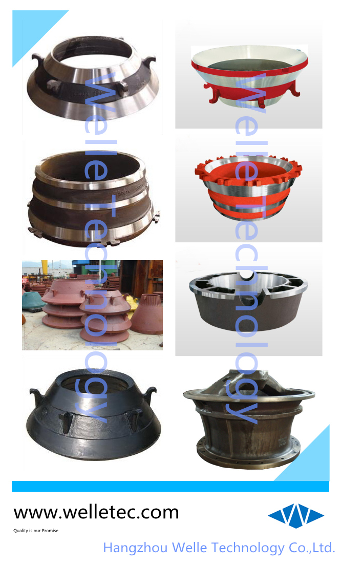 Precision Crusher Wear Parts, Customized