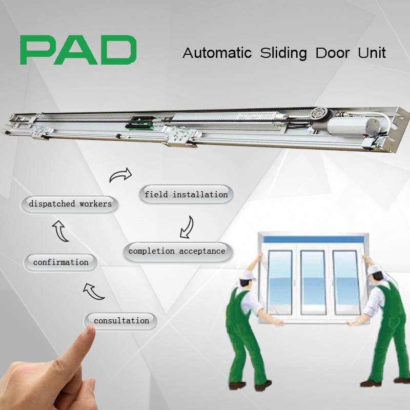 High-Tech Factory Price Automatic Aluminum Alloy Sliding Door for Building Entrance