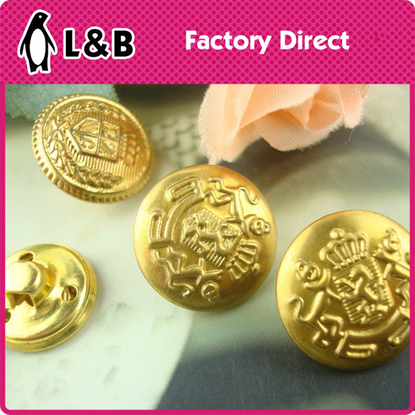 Shank Sew Military Brass Buttons