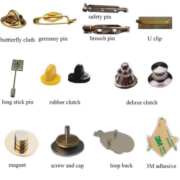 Factory Price Metal Cheap UAE Long Pin Badges (XD-B008)